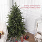 5ft Realistic Artificial Christmas Tree – Easy Assembly Hinged Design with 1309 Tips, Perfect Holiday Decor for Home & Office 2024