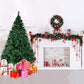 5 ft Realistic Green PVC Christmas Tree with Metal Stand – Perfect Holiday Decor for Home & Office Christmas 2024