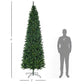 9 ft Slim Pencil Christmas Tree – Realistic Green Holiday Decor for Small Spaces, Perfect for Christmas 2024