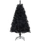 6ft Black Christmas Tree – Realistic Holiday Decor with Flame Retardant Branches, Ideal for Indoor Use 2024