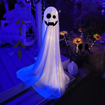 Geist Halloween Veranda Dekorationen Leuchtendes Rasen Set 2025