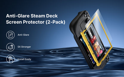 Protector de pantalla mate OLED para Steam Deck paquete de 2 kit antirreflejos