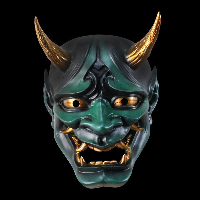 Harpiks Demon Maske Fullt Ansikt Hornet Cosplay Halloween 2025