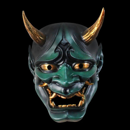 Harpiks Demon Maske Fullt Ansikt Hornet Cosplay Halloween 2025