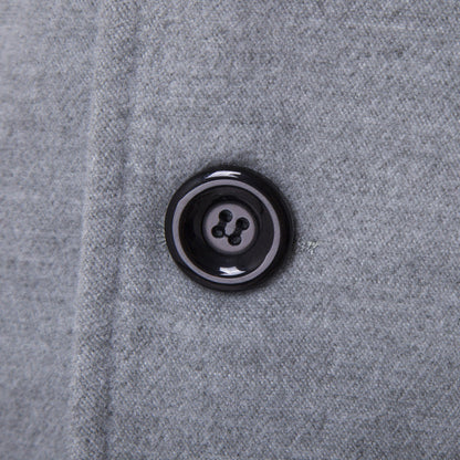 Warm Men's Peacoat - Double Breasted, Woolen Feel, Winter