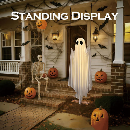 Halloween Lighted Swing Ghost Decoration Porch Remote