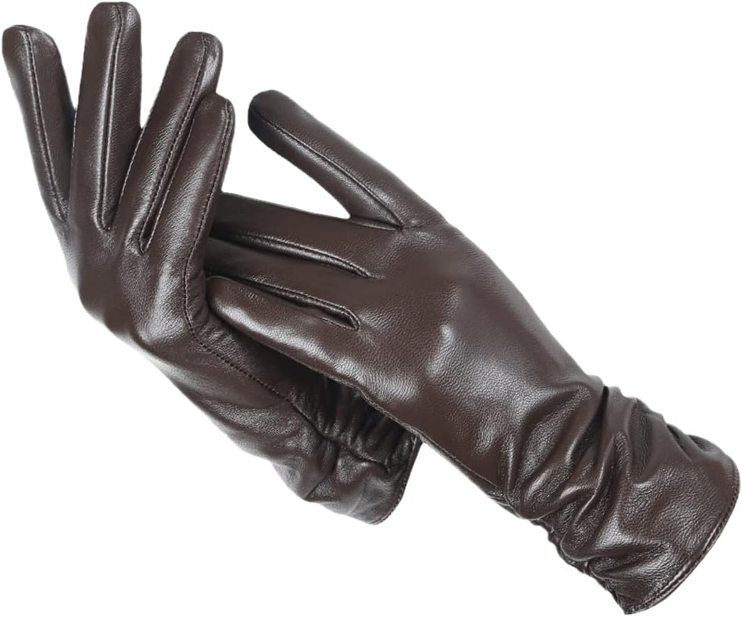 Soft Classic Women Leather Gloves - Tailored Wool Lined