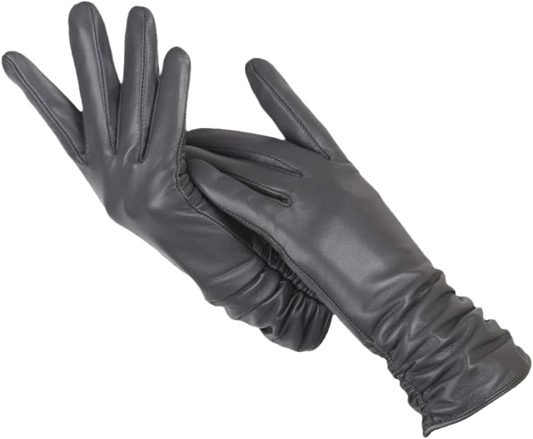 Soft Classic Women Leather Gloves - Tailored Wool Lined