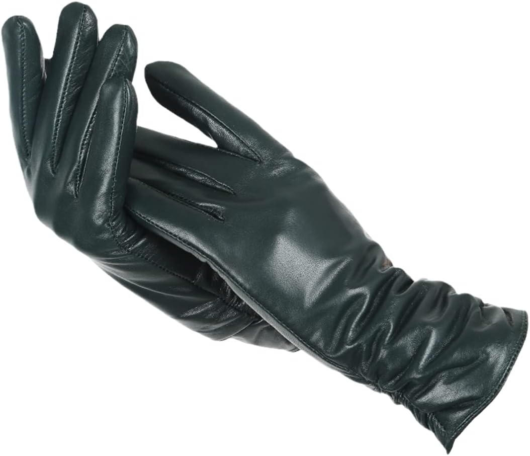 Soft Classic Women Leather Gloves - Tailored Wool Lined