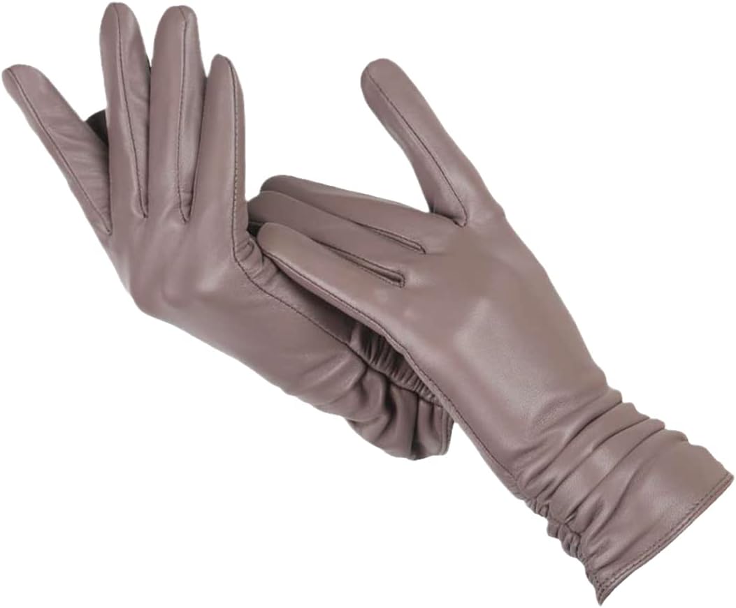 Soft Classic Women Leather Gloves - Tailored Wool Lined
