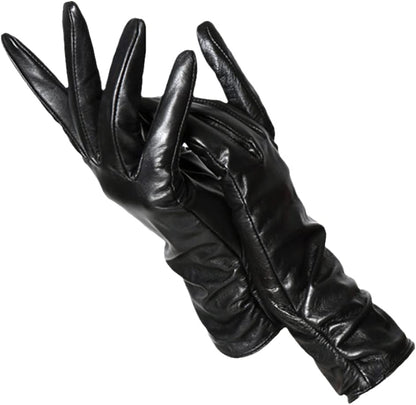 Soft Classic Women Leather Gloves - Tailored Wool Lined