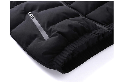 Warm Cozy Men's Jacket - Puffer, Sherpa Lined, Commuting