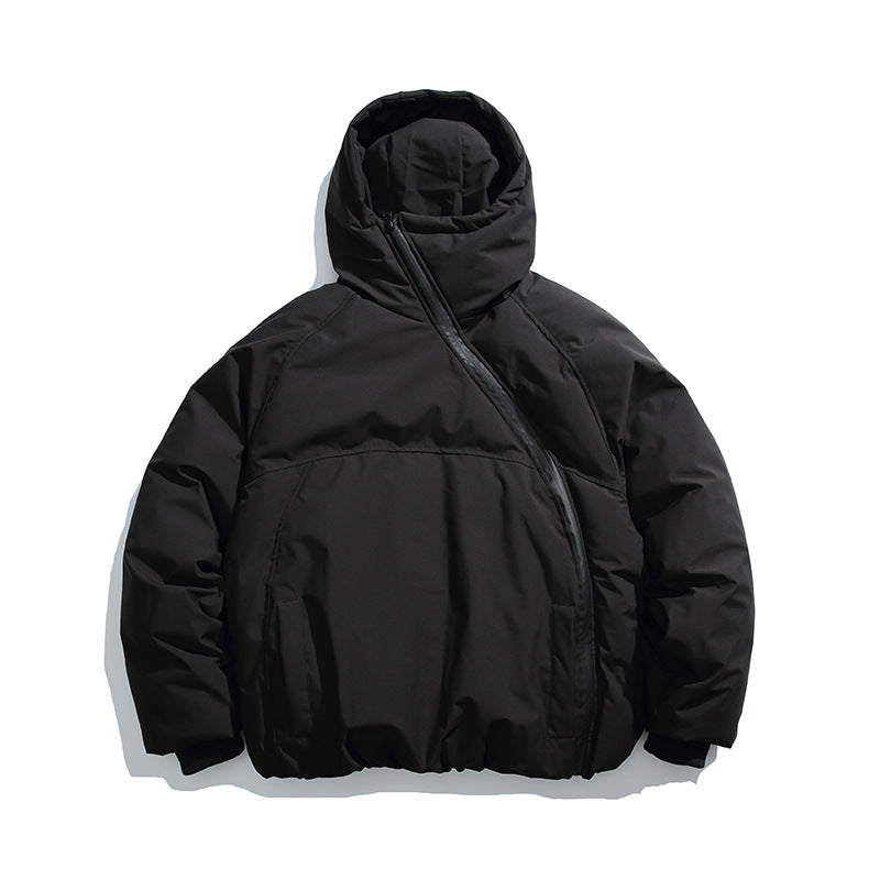 Isolerende herrepadded jakke - Oversized hætte, Vinylon