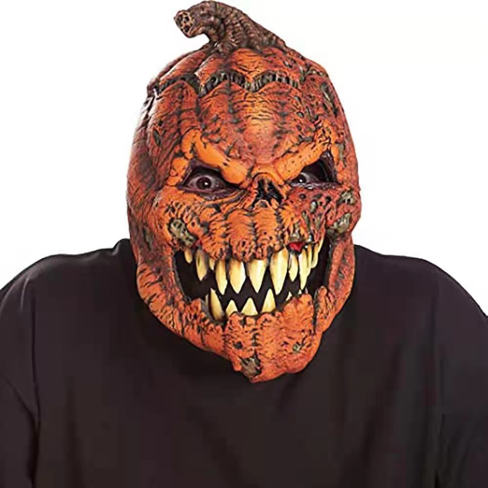 Maschera Orrore Zucca Prop in Lattice per Cosplay Halloween 2025