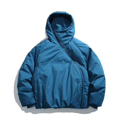 Isolerende herrepadded jakke - Oversized hætte, Vinylon
