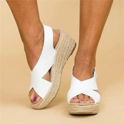 Variant image for Womens Espadrille Sandals with Adjustable Straps, Comfortable Eco-Friendly Design for Versatile Style-1