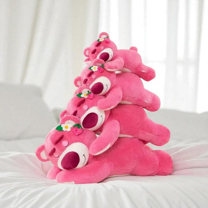 Lotso Plüsch Erdbeer Bär Kissen - 90cm Stofftier, Ein süßes Valentinstagsgeschenk & Festivals