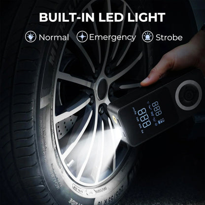 Tire Inflator Portable Digital Pump With Auto Shutoff