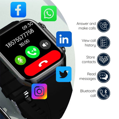 Smartwatch per il monitoraggio della salute tutto in uno resistente e conveniente