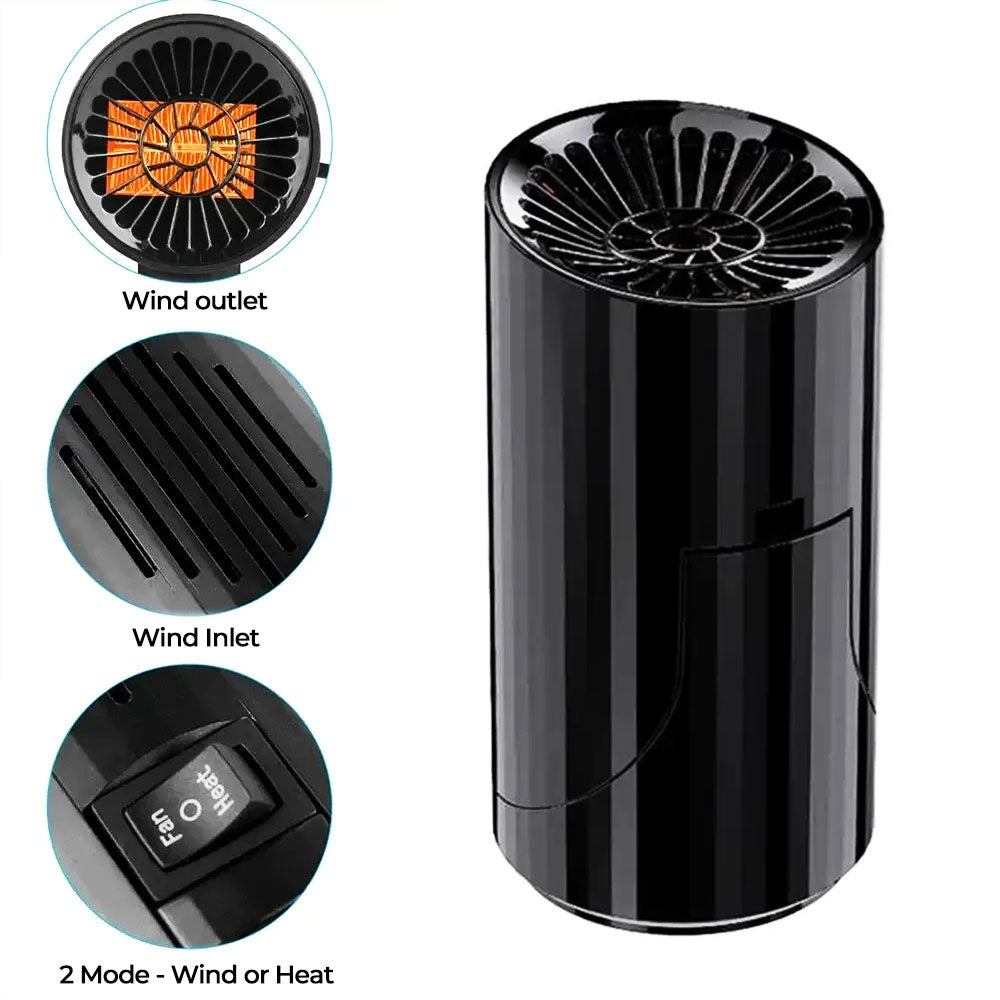 Vindusviskeravfukter Rask Oppvarming Bilplugg 360 Justerbar