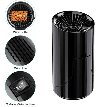 Vindusviskeravfukter Rask Oppvarming Bilplugg 360 Justerbar