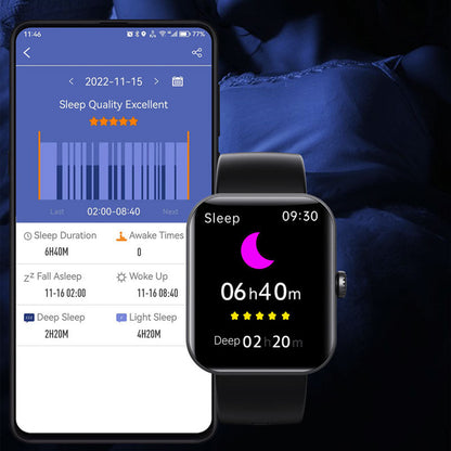 2025 Health Smartwatch BP+ECG+HRV+BG Monitor with SpO2, Heart Rate, Sleep & Fitness Tracking