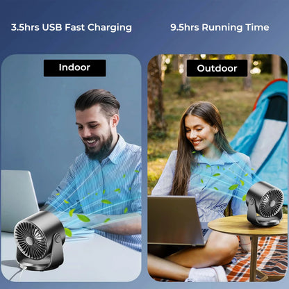 Bærbar Turbo Cool Aircondition Sammenklappelig Personlig