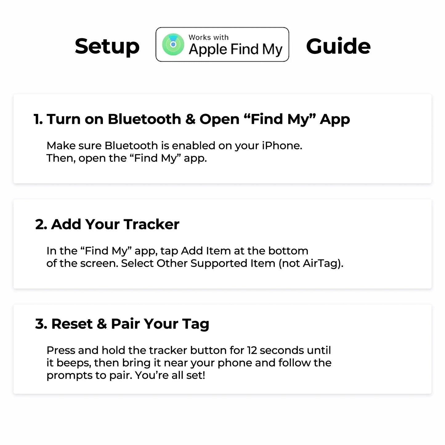 GPS Airtag Tracker Kompakt Iphone Android Ingen Abonnement