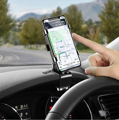 Autotelefoonhouder 360 graden rotatiebevestiging Snelle klem Dashboard telefoonhouder TikTok viraal herfst 2025 cadeau-idee