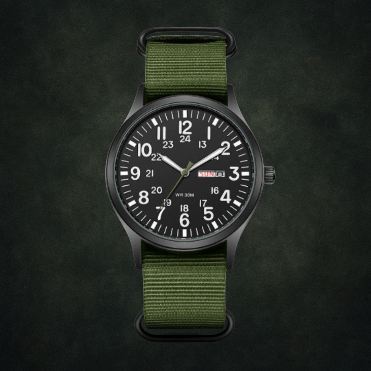 Orologio da uomo Adventure – Impermeabile, resistente ai graffi, cinturino in nylon, design robusto per esterni