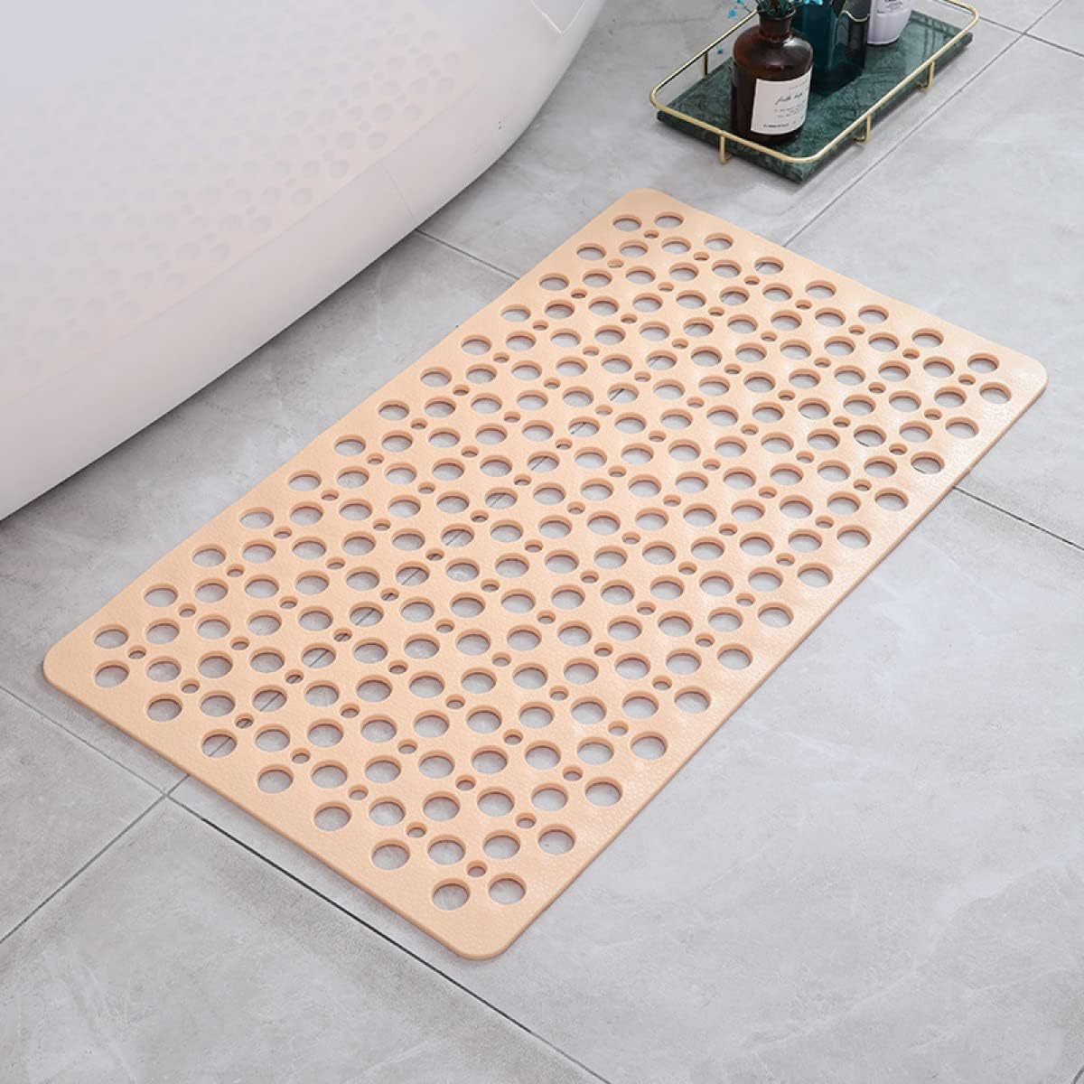 Non-Slip Antibacterial Shower Mat with Suction Cups | Safe & Hygienic Bathing Solution for Families