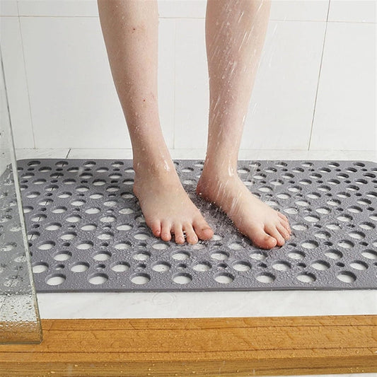 Non-Slip Antibacterial Shower Mat with Suction Cups | Safe & Hygienic Bathing Solution for Families