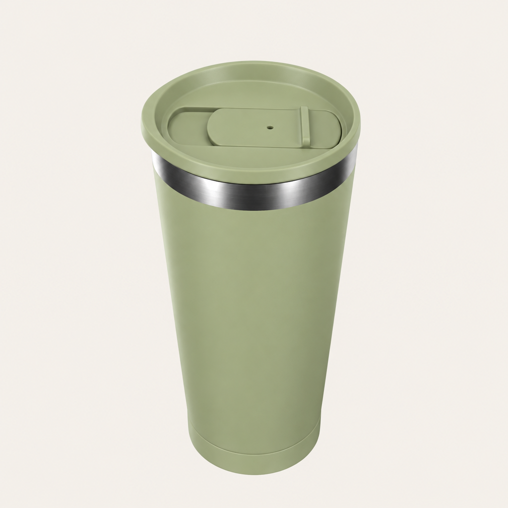 Insulated Travel Tumbler with Sip and Straw Lids, 500 mL SHO Calix for Hot and Cold Drinks