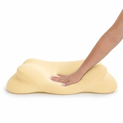 Ergonomic Pillow with 6 Sleep Zones and Dual-Height Support for Side, Back and Stomach Sleepers