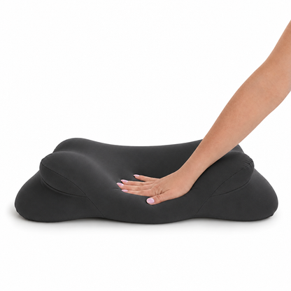 Ergonomic Pillow with 6 Sleep Zones and Dual-Height Support for Side, Back and Stomach Sleepers