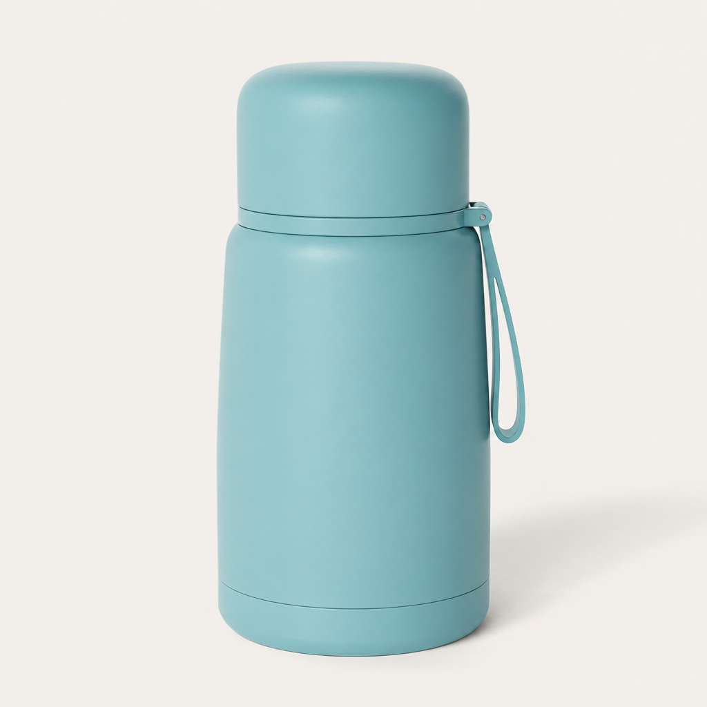 Food Flask with Stainless Steel Spork, Leakproof Stainless Steel Container for Lunch
