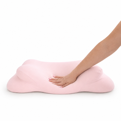 Ergonomic Pillow with 6 Sleep Zones and Dual-Height Support for Side, Back and Stomach Sleepers