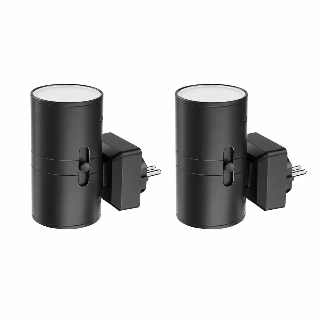 Plug-In Night Light with Dimmable Up-and-Down Lighting, 2-, 4-, or 8-Packs