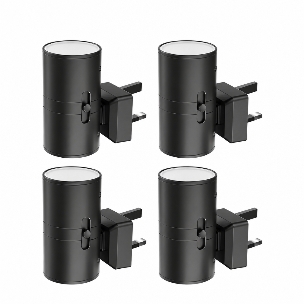 Plug-In Night Light with Dimmable Up-and-Down Lighting, 2-, 4-, or 8-Packs