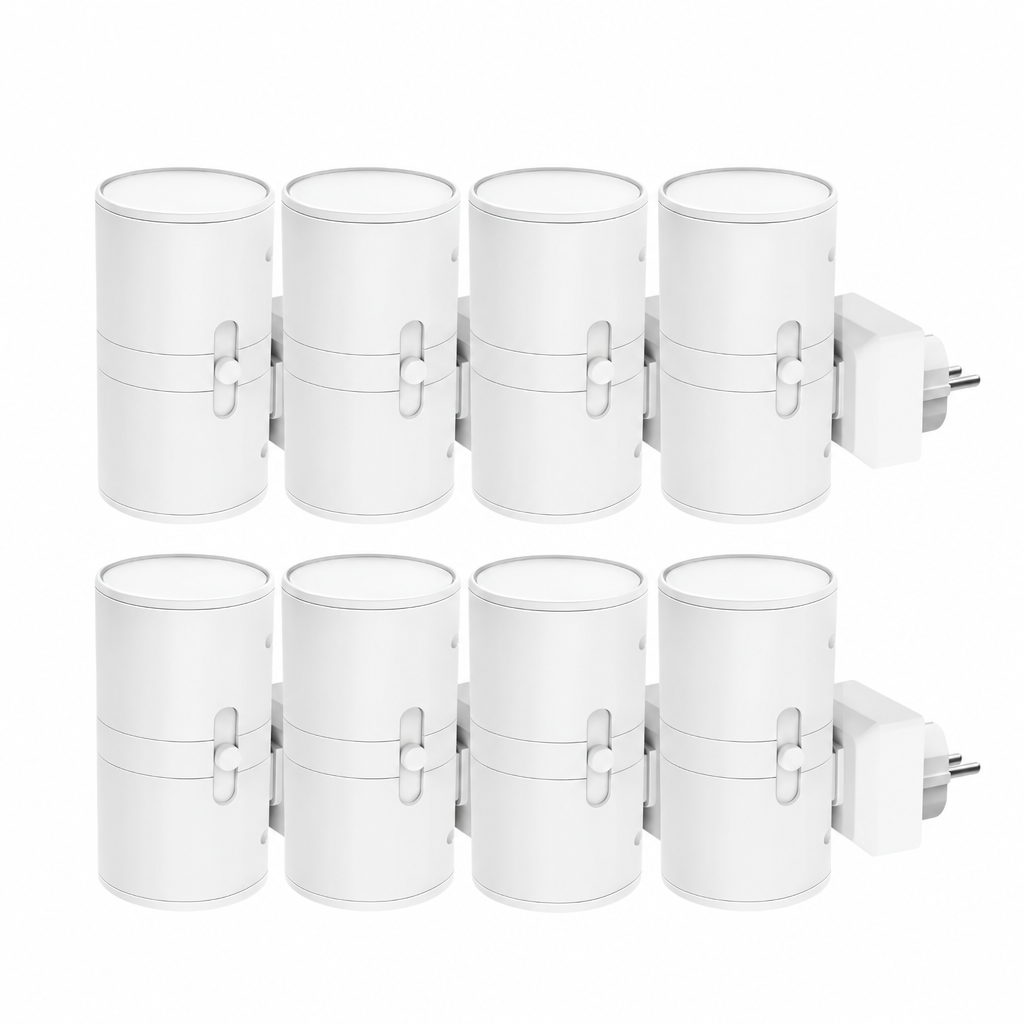 Plug-In Night Light with Dimmable Up-and-Down Lighting, 2-, 4-, or 8-Packs