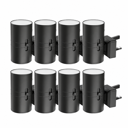 Plug-In Night Light with Dimmable Up-and-Down Lighting, 2-, 4-, or 8-Packs