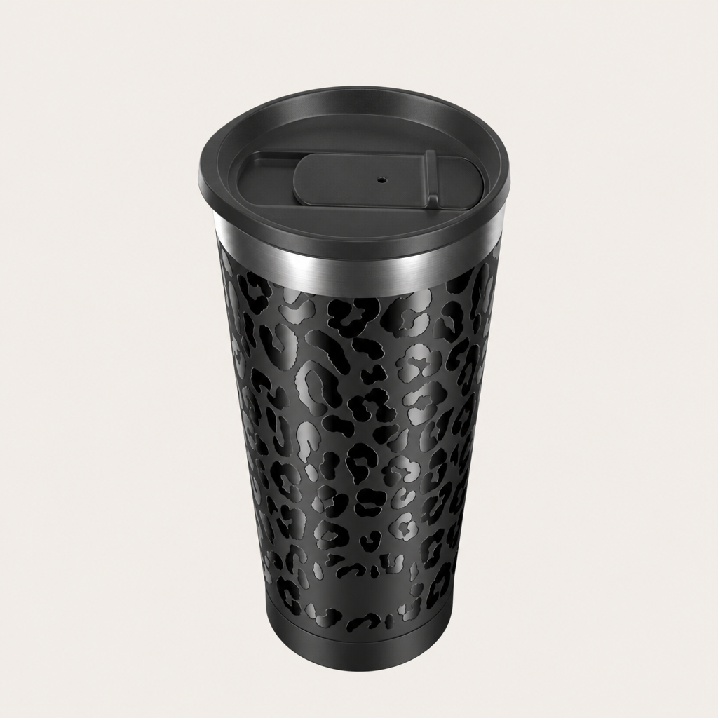 Insulated Travel Tumbler with Sip and Straw Lids, 500 mL SHO Calix for Hot and Cold Drinks