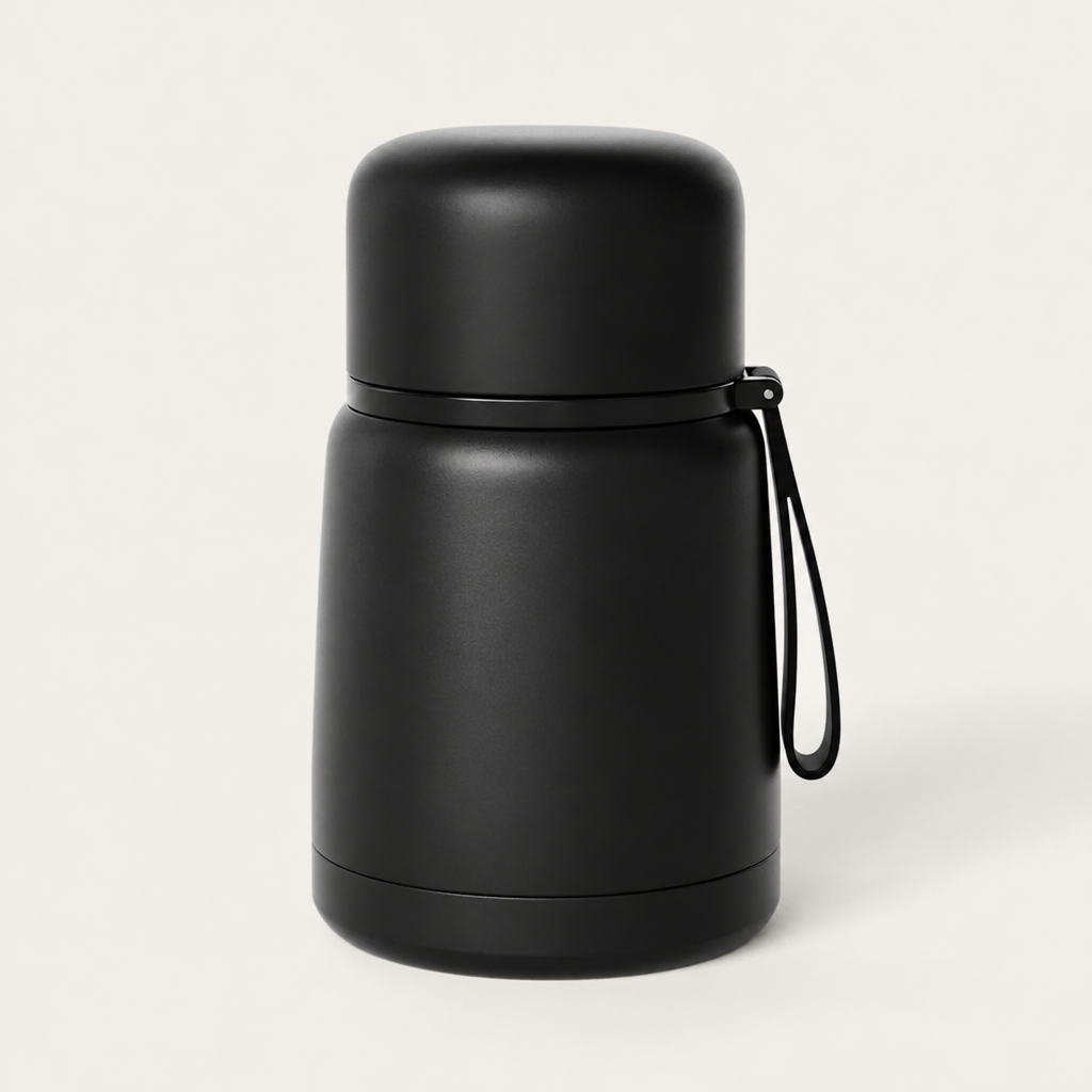 Food Flask with Stainless Steel Spork, Leakproof Stainless Steel Container for Lunch