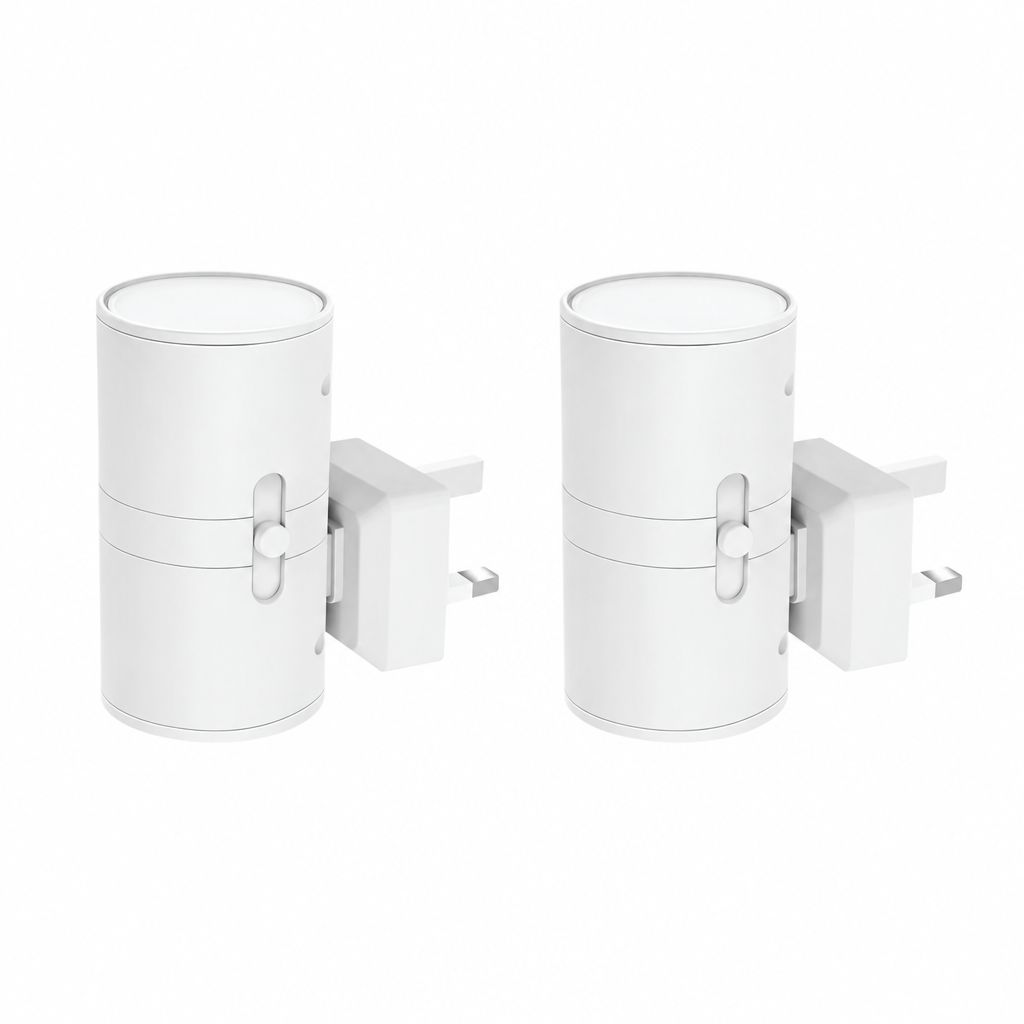 Plug-In Night Light with Dimmable Up-and-Down Lighting, 2-, 4-, or 8-Packs
