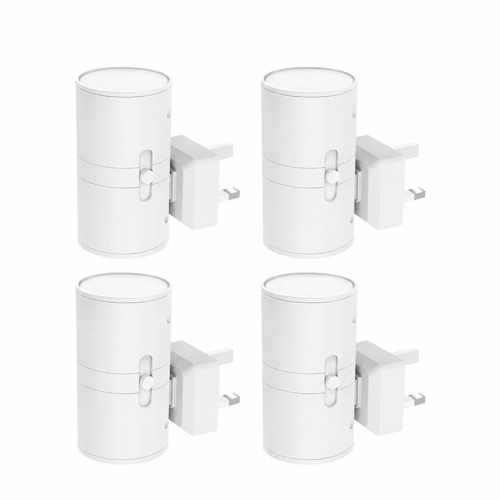 Plug-In Night Light with Dimmable Up-and-Down Lighting, 2-, 4-, or 8-Packs
