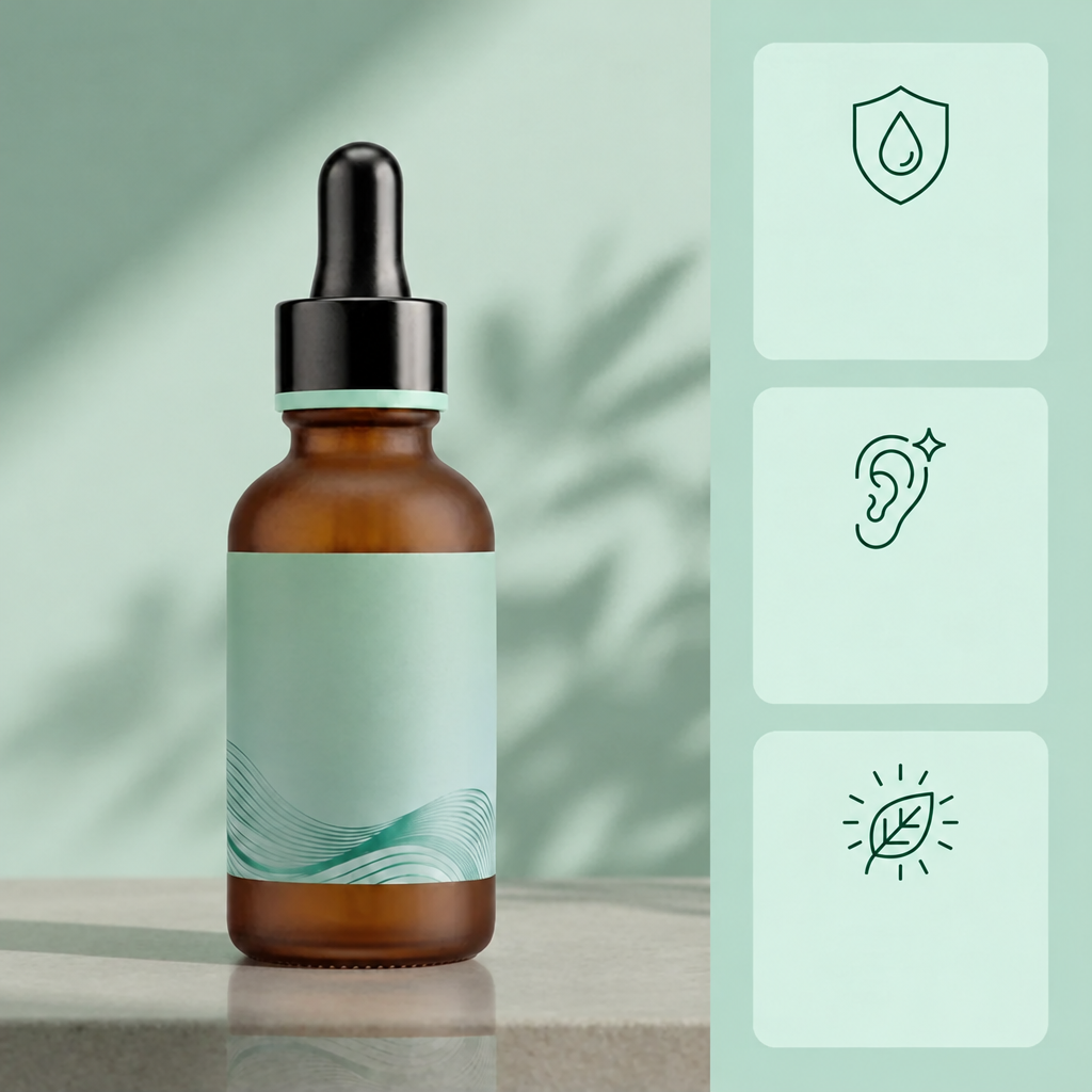 Ear Drops for Gentle Wax Softening, Cleaning and Ear Canal Comfort