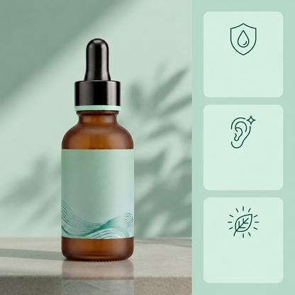 Ear Drops for Gentle Wax Softening, Cleaning and Ear Canal Comfort