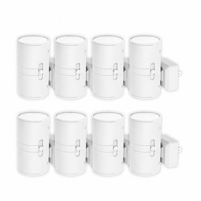 Plug-In Night Light with Dimmable Up-and-Down Lighting, 2-, 4-, or 8-Packs