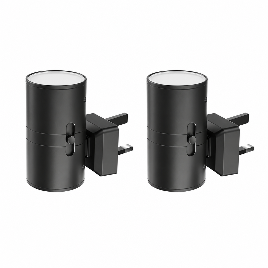 Plug-In Night Light with Dimmable Up-and-Down Lighting, 2-, 4-, or 8-Packs