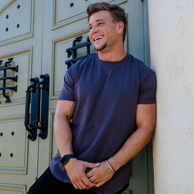 Variant image for Sporty Fit Men's T-Shirt with Breathable Fabric and Seamless Design for Gym and Casual Wear-5